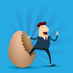 New Business, young business man.