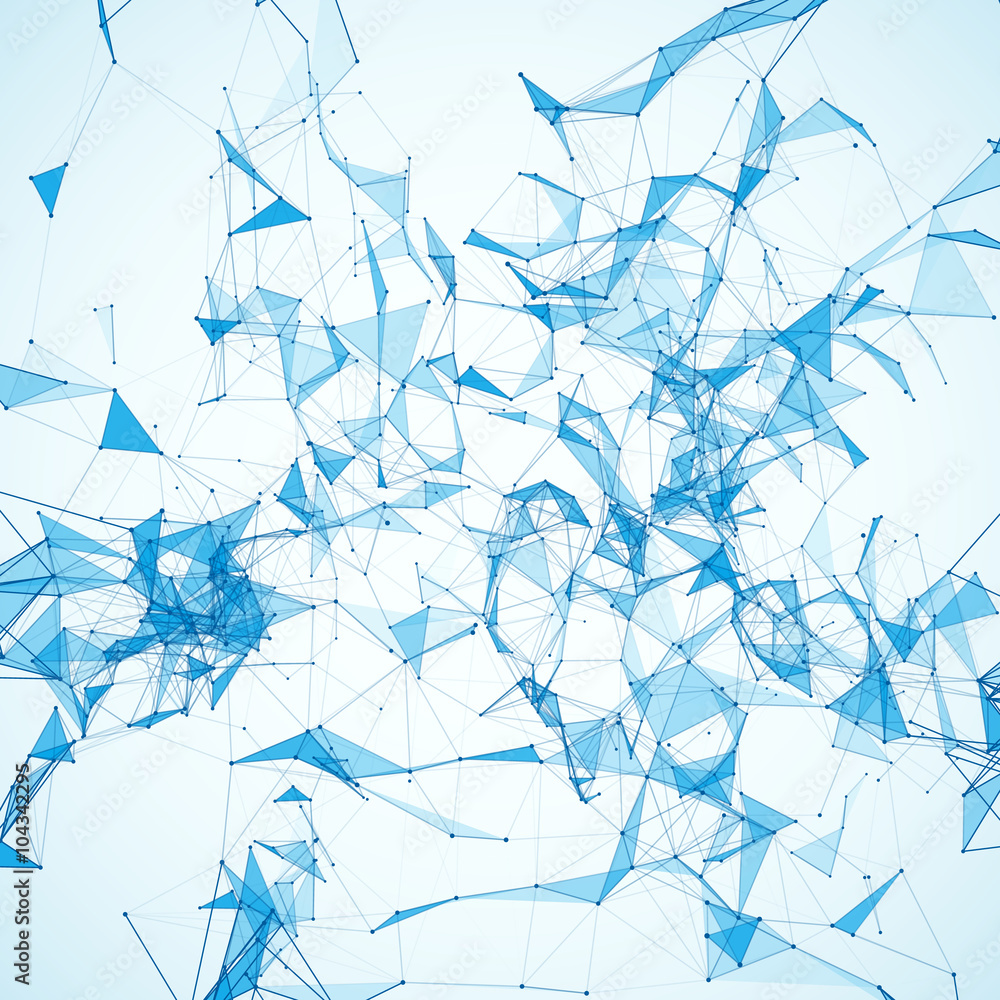 Poster abstract background with dotted grid