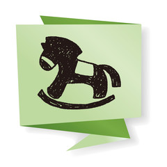 Doodle Rocking horse