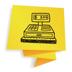 Checkout Machine Doodle