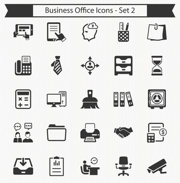 Business Office Icons - Set 2