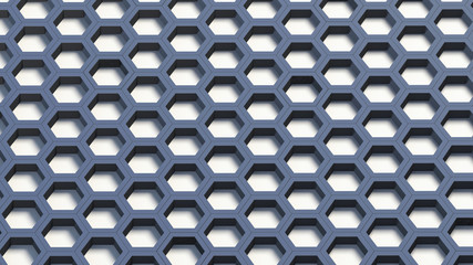 3d hexagonal background 