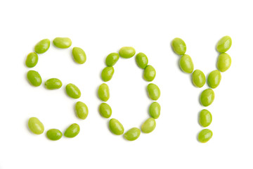 soy with soybeans