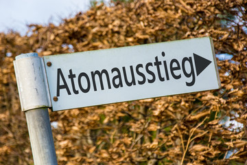 Schild 92 - Atomausstieg