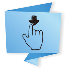 Obraz premium Gesture doodle