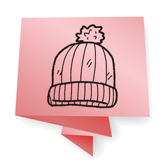 winter hat doodle