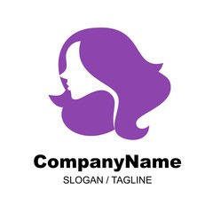 hair salon & barbershop logo icon Vector