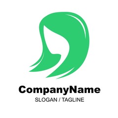 hair salon & barbershop logo icon Vector