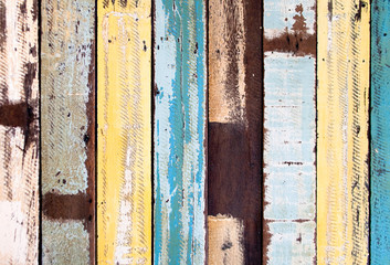 Colorful wood texture