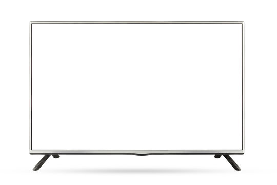 New Design TV Or Monitor Landscape Isolated On White Background,