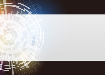 abstract document template, rotation and concentration image, vector illustration