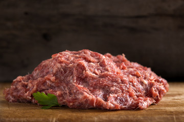 Delicious minced meat