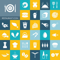 Food & Restaurant Icon For Web & mobile.