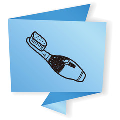 toothbrush doodle