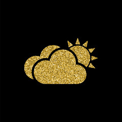 cloud sun meteo icon