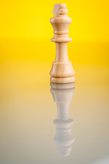 white chess king