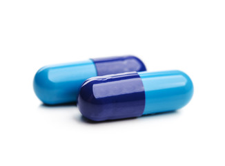 capsule isolated on white