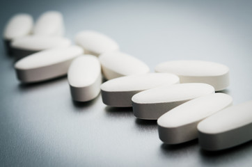 closeup of pills