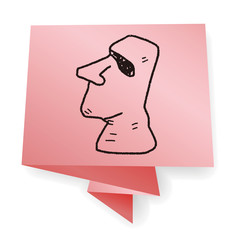 moai doodle