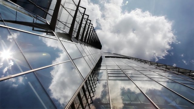 Skyscraper reflection (HD)