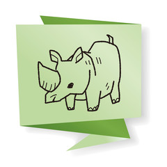 rhino doodle