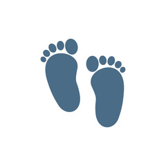 Baby footprints icon