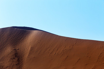 Fototapeta na wymiar Dune in Hidden Vlei in Namib desert