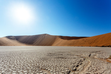 Dune in Hidden Vlei in Namib desert