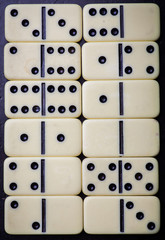 Domino pieces detail