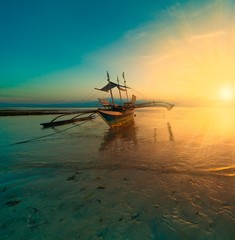 Philippines,  sunset boat