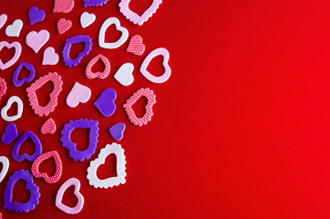 colored hearts symbol