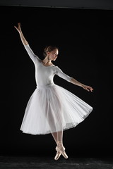 Ballerina in white