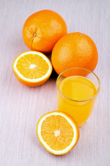 orange fruits and organic juice