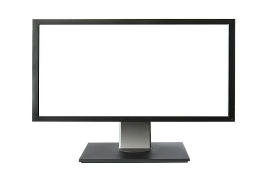Wide lcd monitor with empty screen