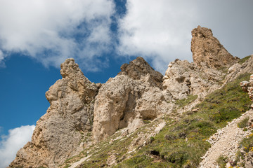 forcella denti di Terrarossa - Dolomiti