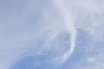 blue sky and white cloud