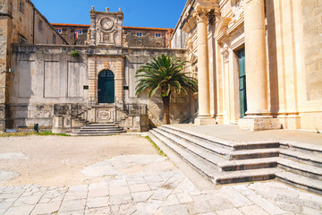Fototapeta premium View on ancient, old town in Dubrovnik. Croatia.