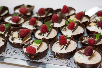 fruchtiges Schokodessert