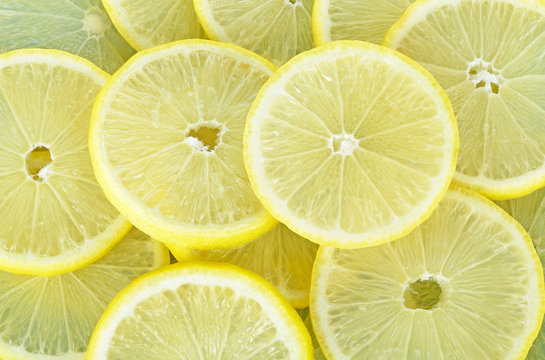 detail of lemon slices image
