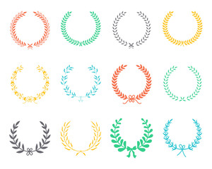 Laurel Wreaths Vector.