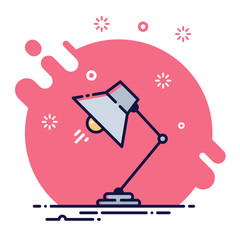 Line Flat Table Lamp