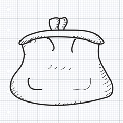 Simple doodle of a purse