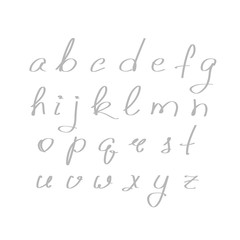 Vector handmade brush script, good lettering eps