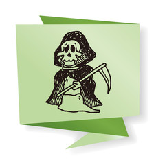 Grim Reaper doodle