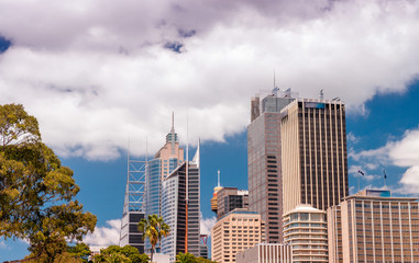 Fototapeta na wymiar Sydney, New South Wales. City skyline on a beautiful day