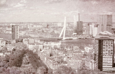 Vintage photo of Rotterdam