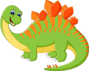 Fototapeta premium illustration of Cute dinosaur cartoon