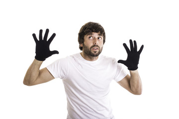 Fototapeta premium ..young doing mime.