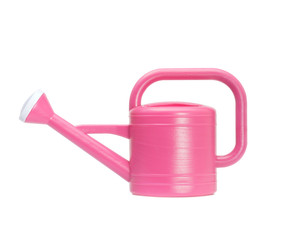 Pink watering can