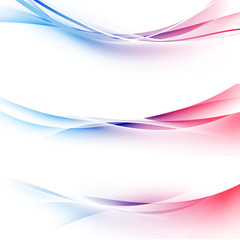 Bright red to blue gradient speed lines